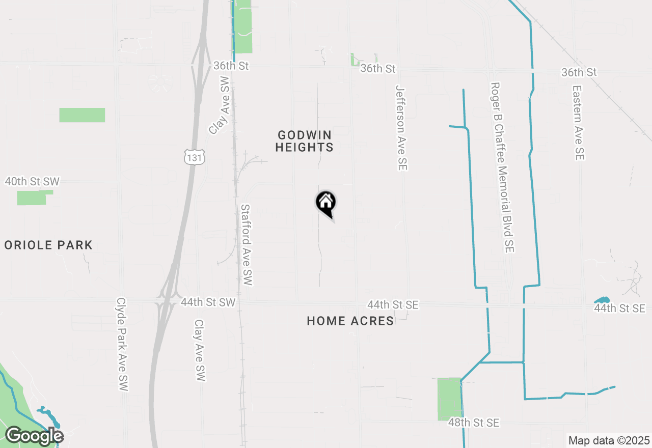 Map of 61 Bellevue Street Sw, Grand Rapids, MI 49548