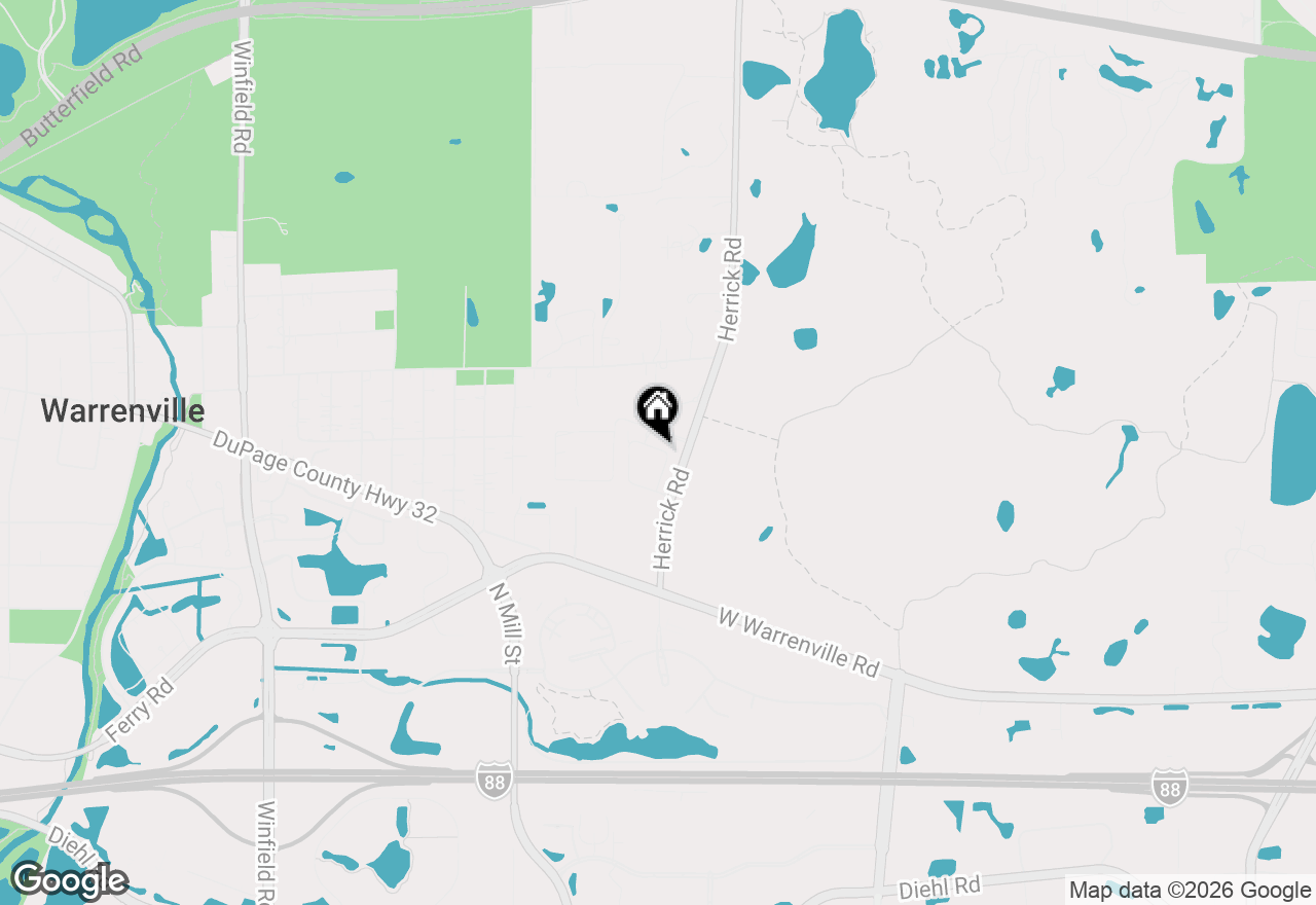 Map of 27W187 Breme Drive, Warrenville, IL 60555