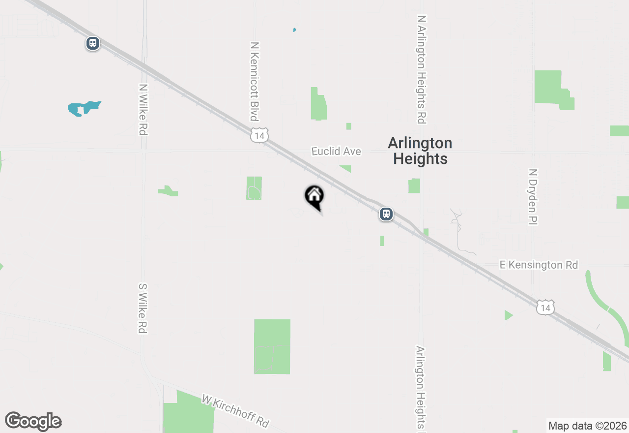 Map of 516-20 W Wing Street, Arlington Heights, IL 60005