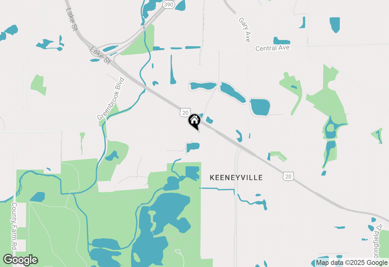 Map of 5565 Cambridge Way, Hanover Park, IL 60133