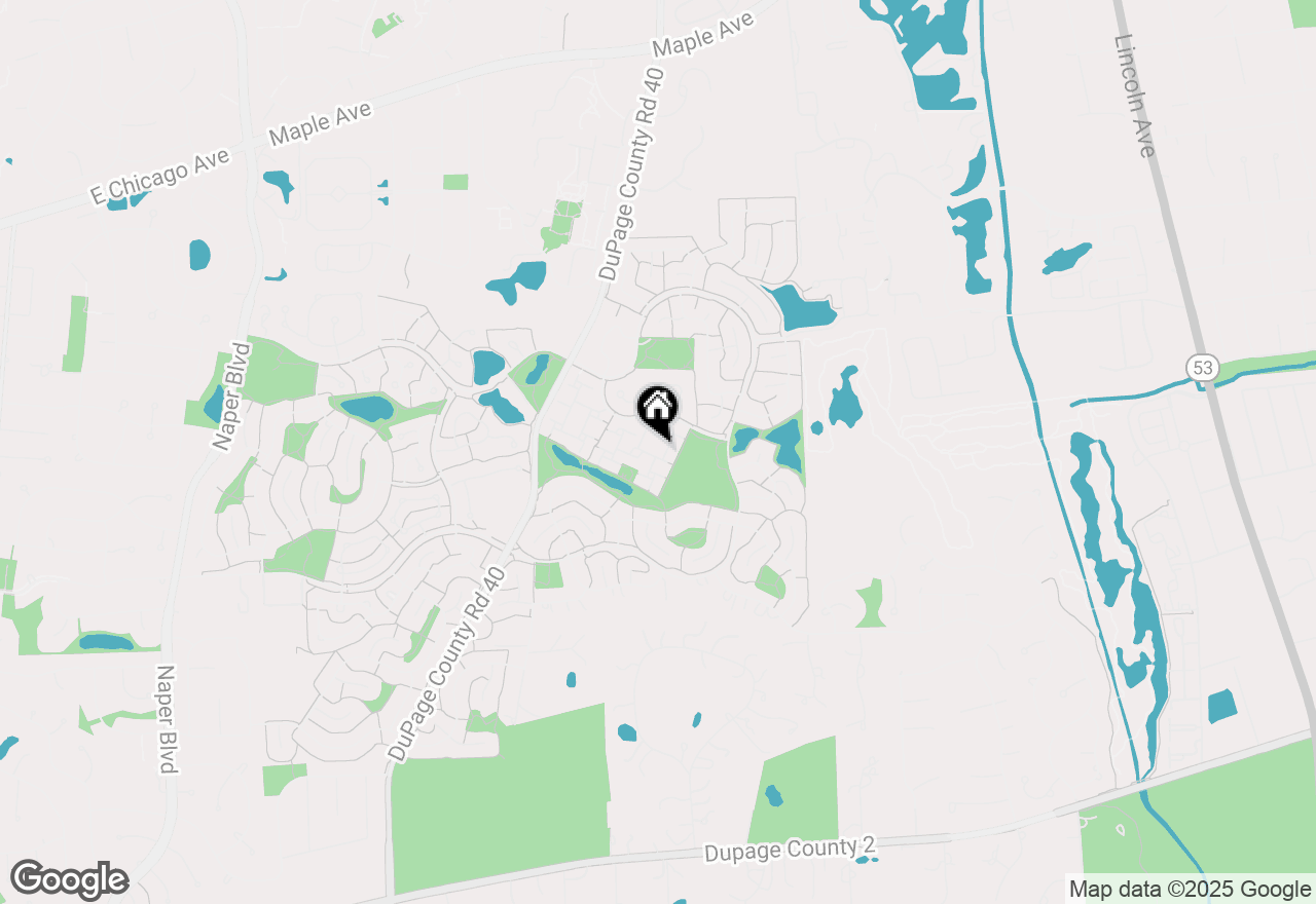 Map of (Address confidential), Lisle, Illinois 60532