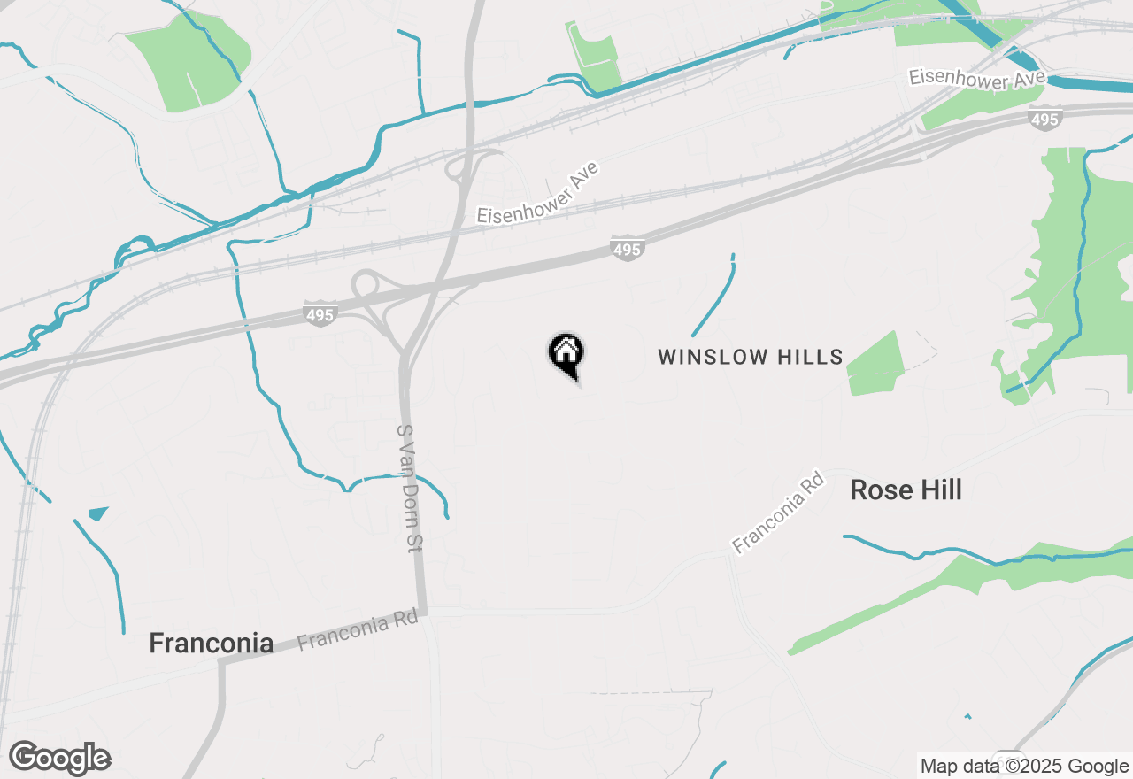 Map of 5418 Thetford Place, Alexandria, VA 22310