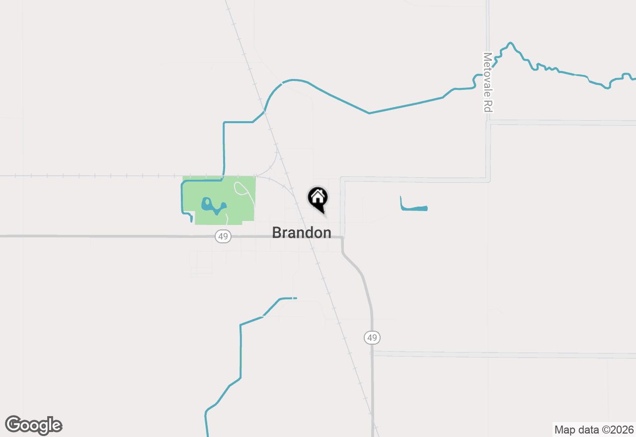 Map of 307 Washington Street, Brandon, WI 53919