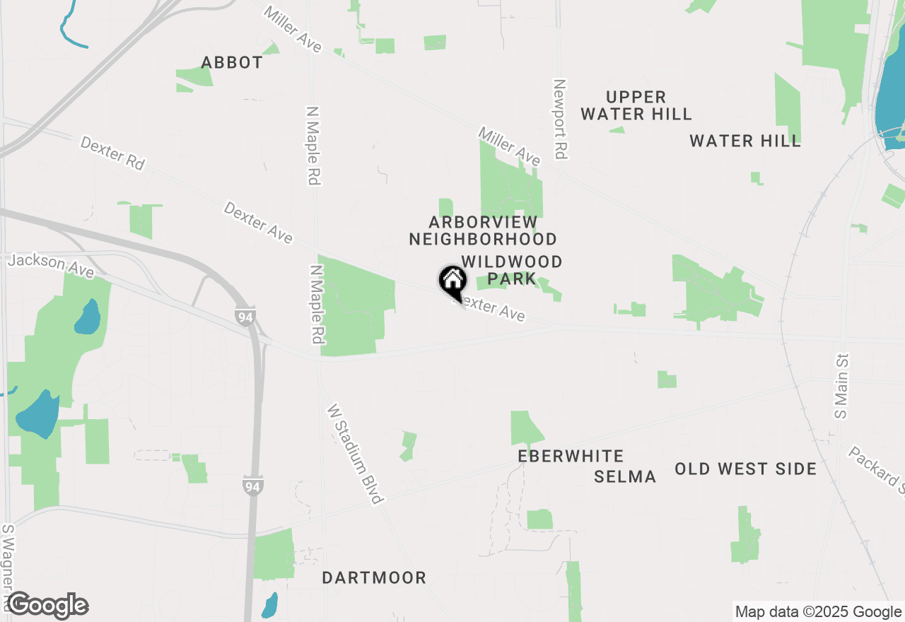 Map of 122 Allen Drive #1, Ann Arbor, MI 48103