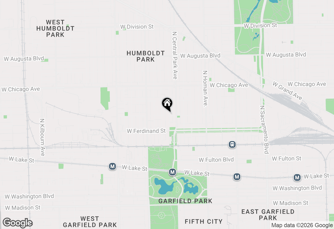 Map of 600 N Monticello Avenue, Chicago, IL 60624