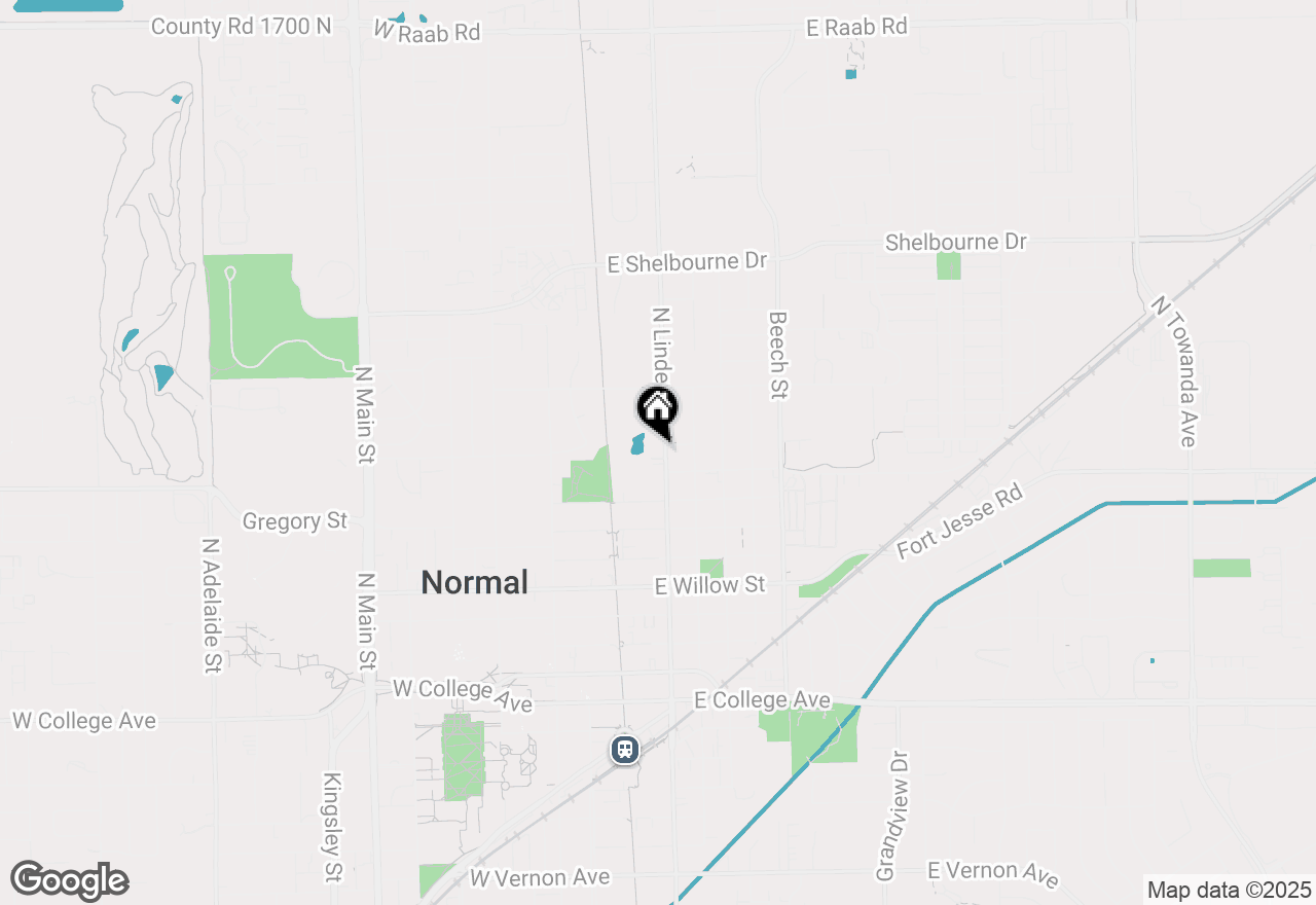 Map of 903 N Linden Street #212, Normal, IL 61761