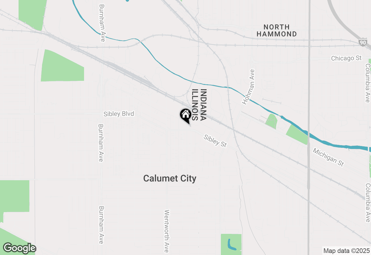 Map of 521 Forsythe Avenue, Calumet City, IL 60409