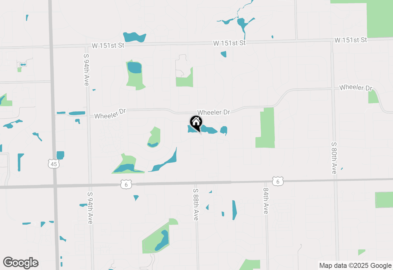 Map of 8824 Carnoustie Drive, Orland Park, IL 60462