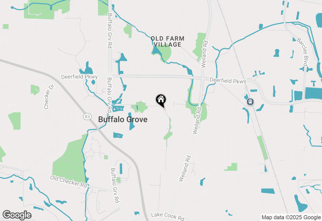 Map of 846 Dunhill Drive, Buffalo Grove, IL 60089