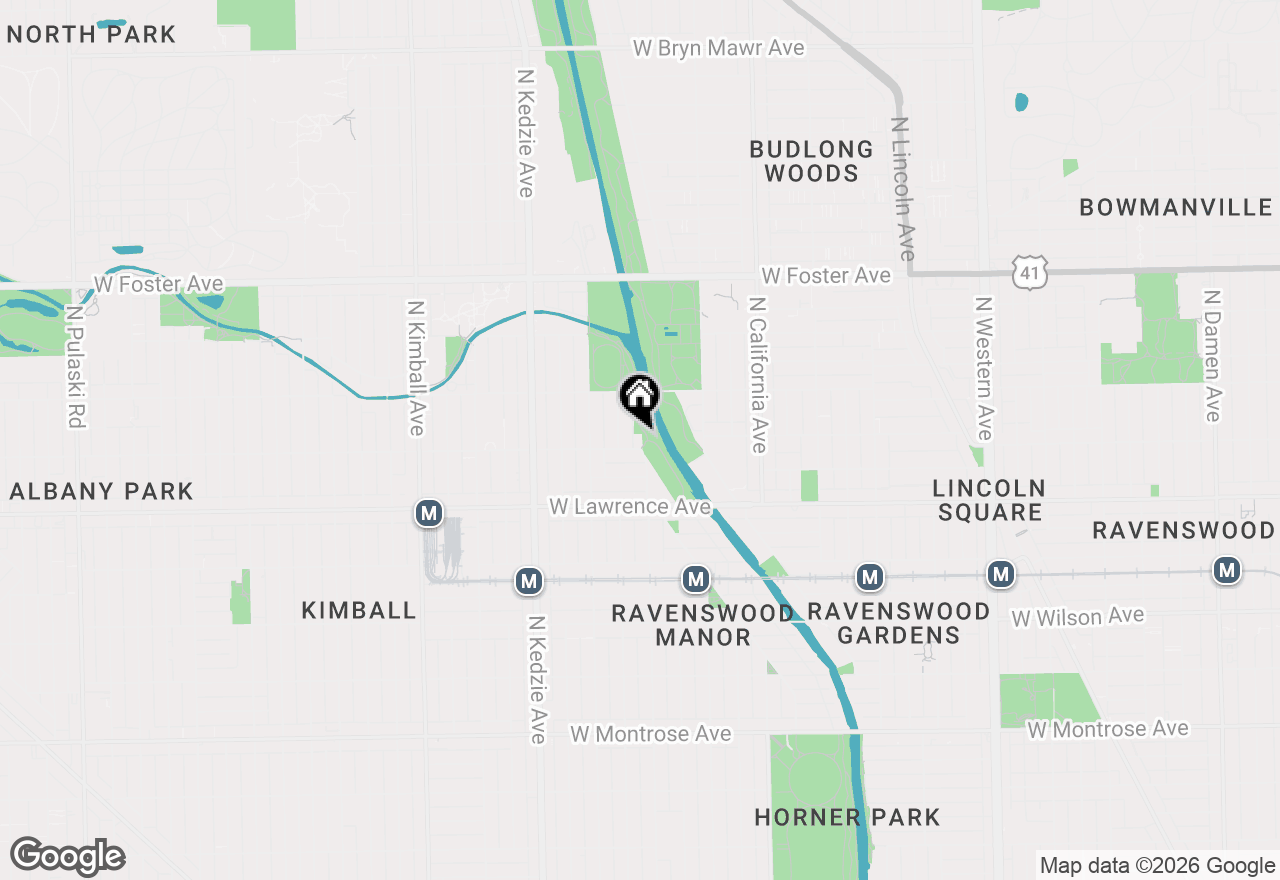 Map of 3004 W Ainslie Street #2N, Chicago, IL 60625