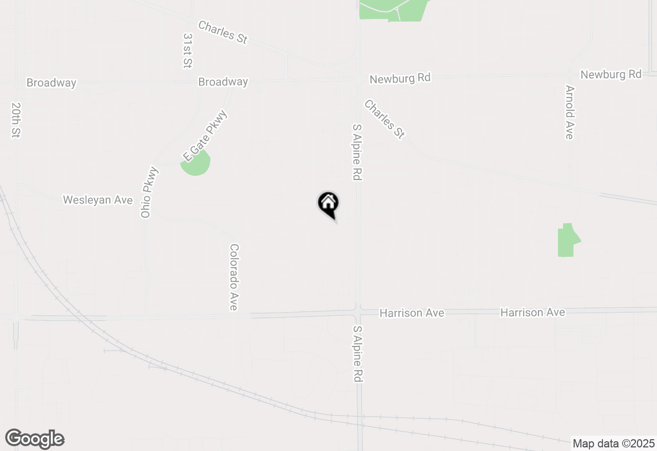 Map of 2308 Eastmoreland Avenue, Rockford, IL 61108