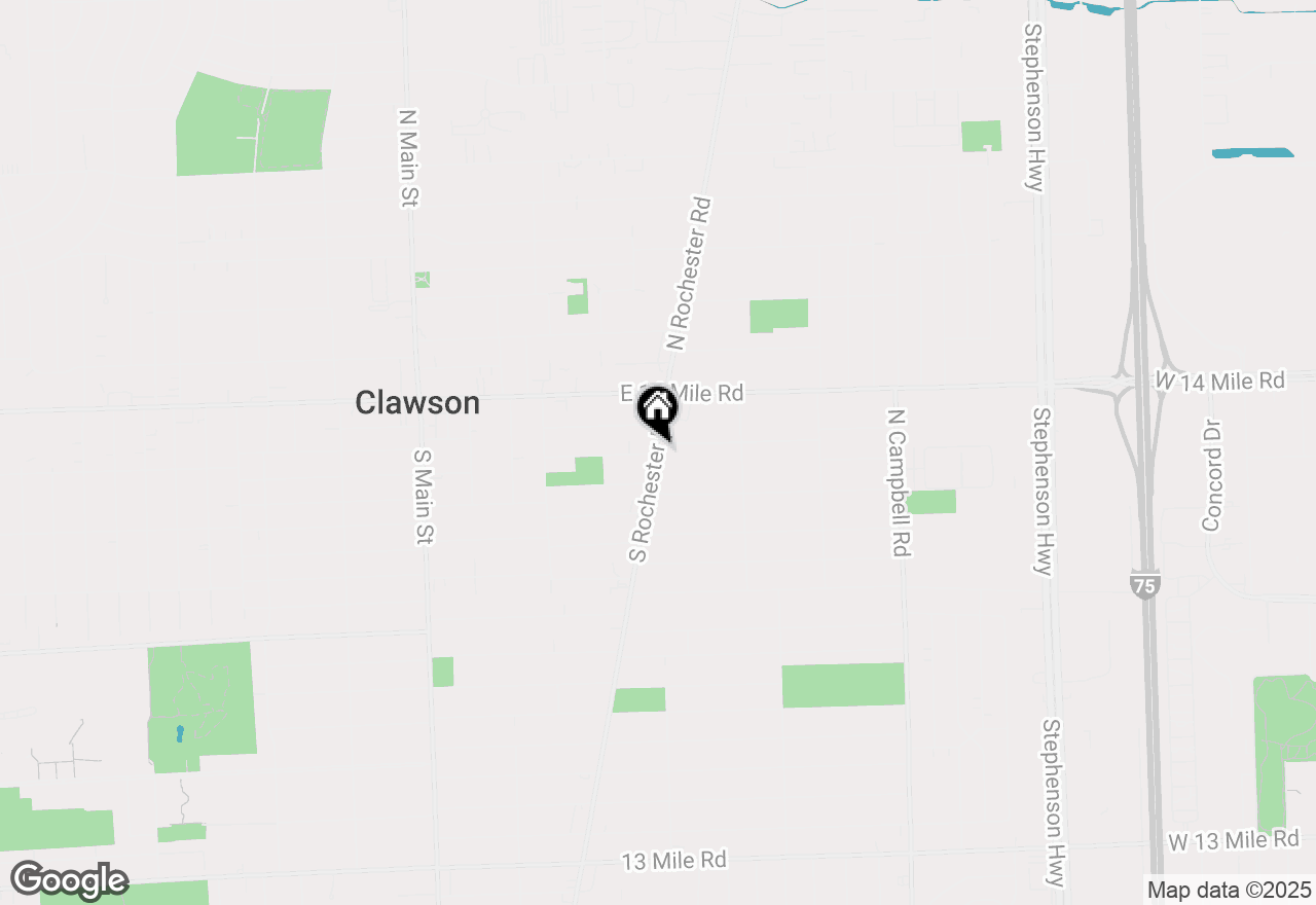 Map of 4644 Rochester Road, Royal Oak, MI 48073