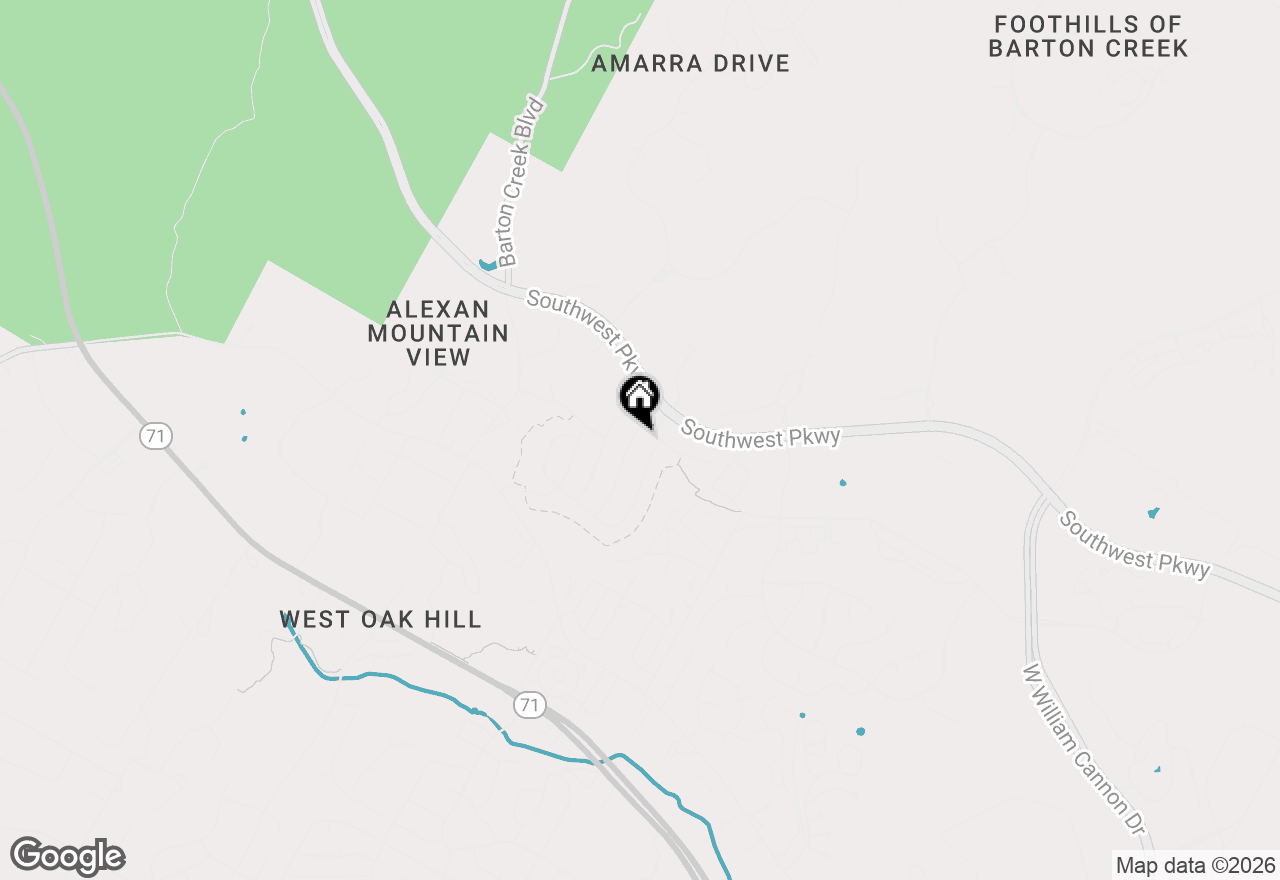 Map of 5609 Medicine Creek Dr, Austin, TX 78735