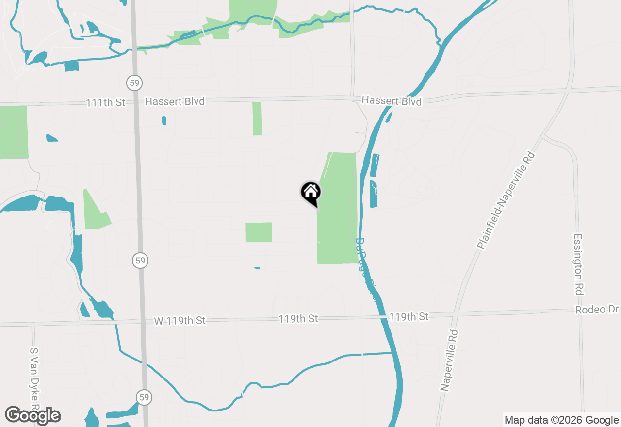 Map of 5915 Rosinweed Lane, Naperville, IL 60564