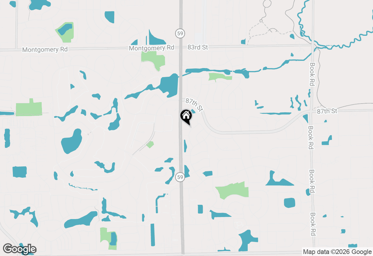 Map of (Address confidential), Naperville, Illinois 60564