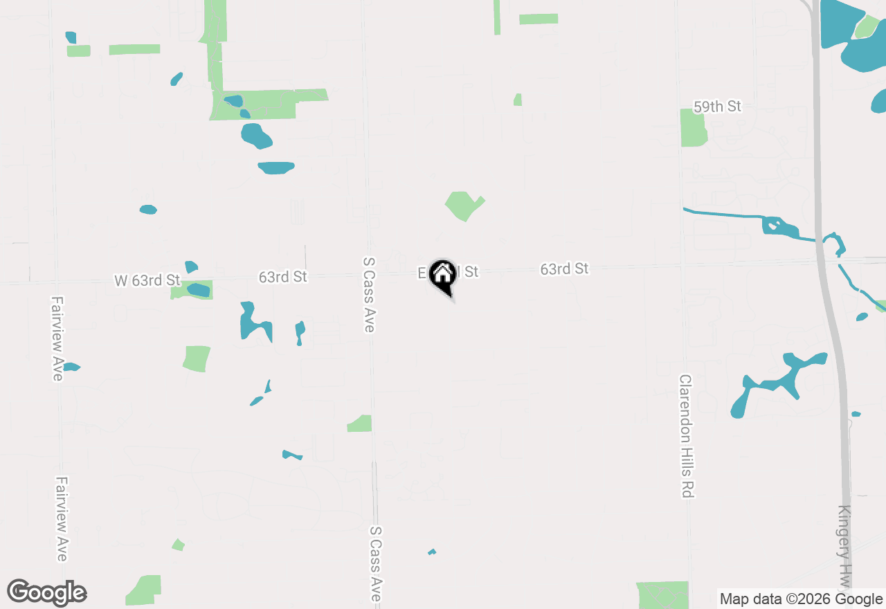 Map of 1224 Ridge Road, Westmont, IL 60559