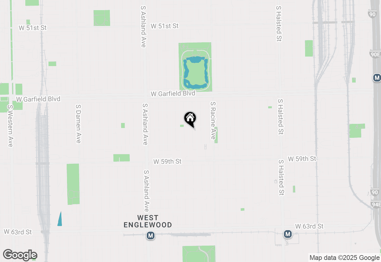 Map of 5711 S Ada Street, Chicago, IL 60636