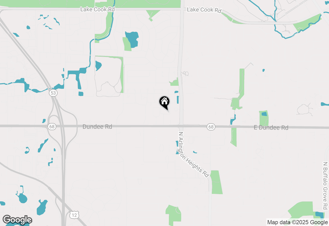 Map of 745 Grove Drive #103, Buffalo Grove, IL 60089