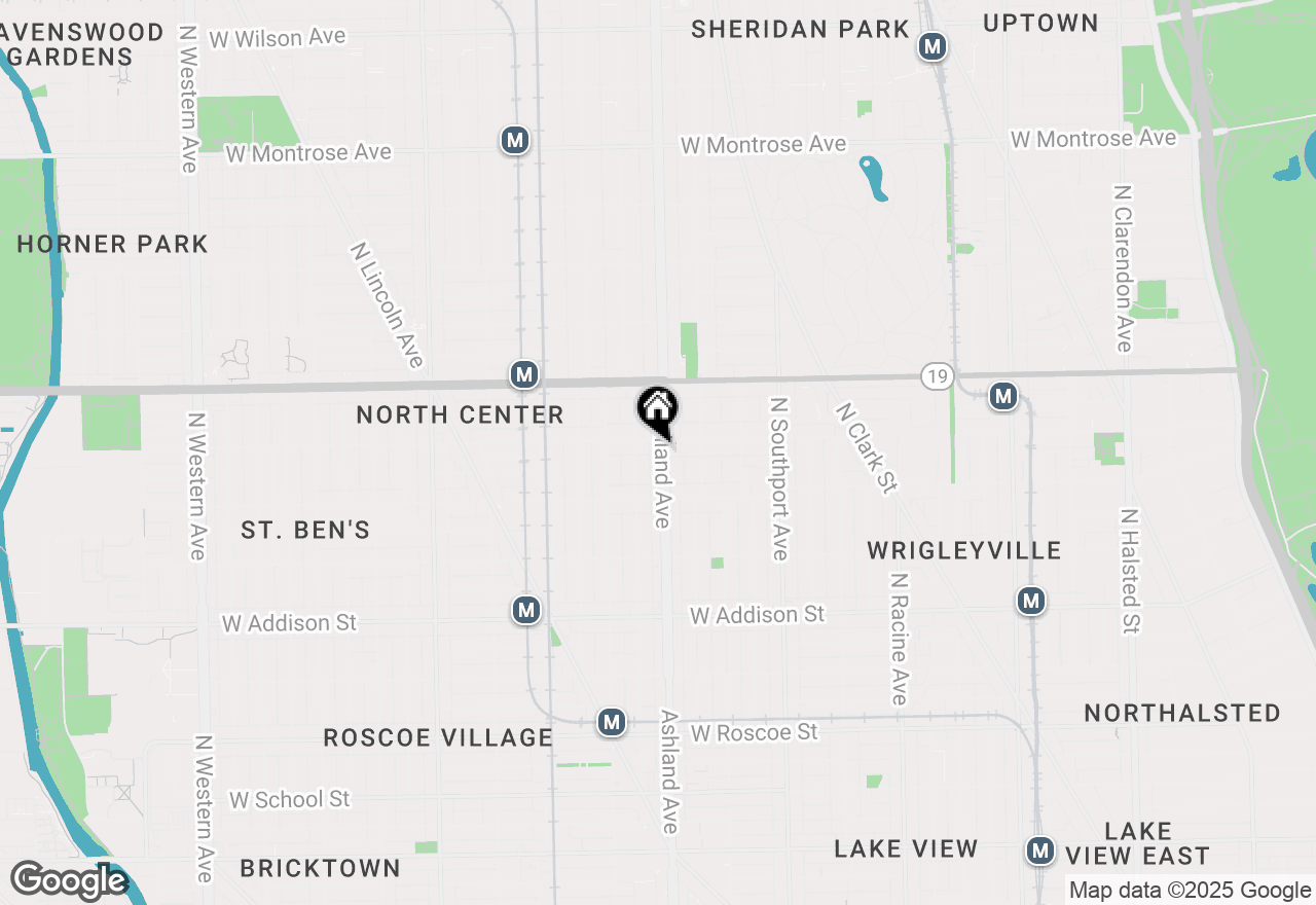 Map of 3844 N Ashland Avenue #45, Chicago, IL 60613