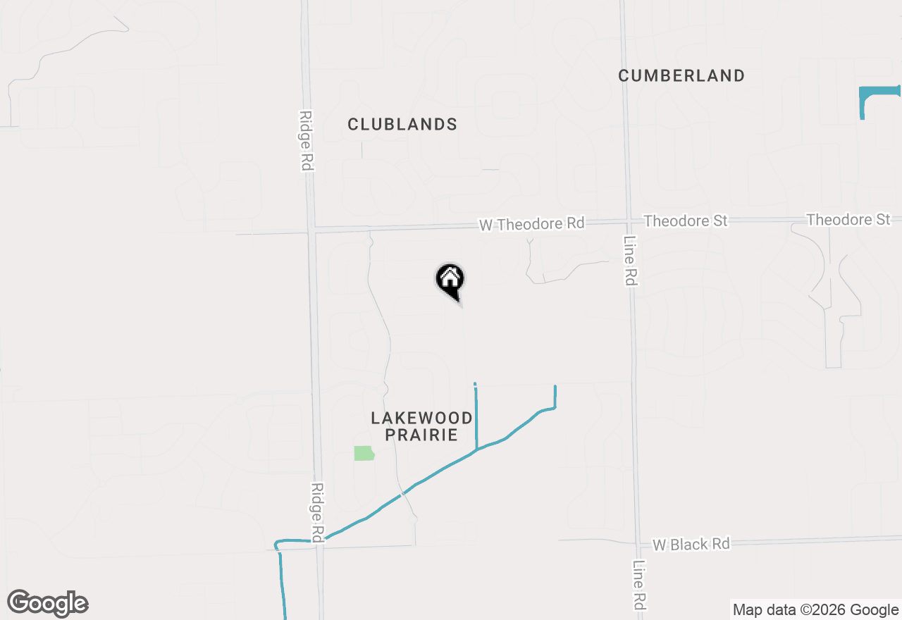 Map of 1322 Geranium Drive, Joliet, IL 60431