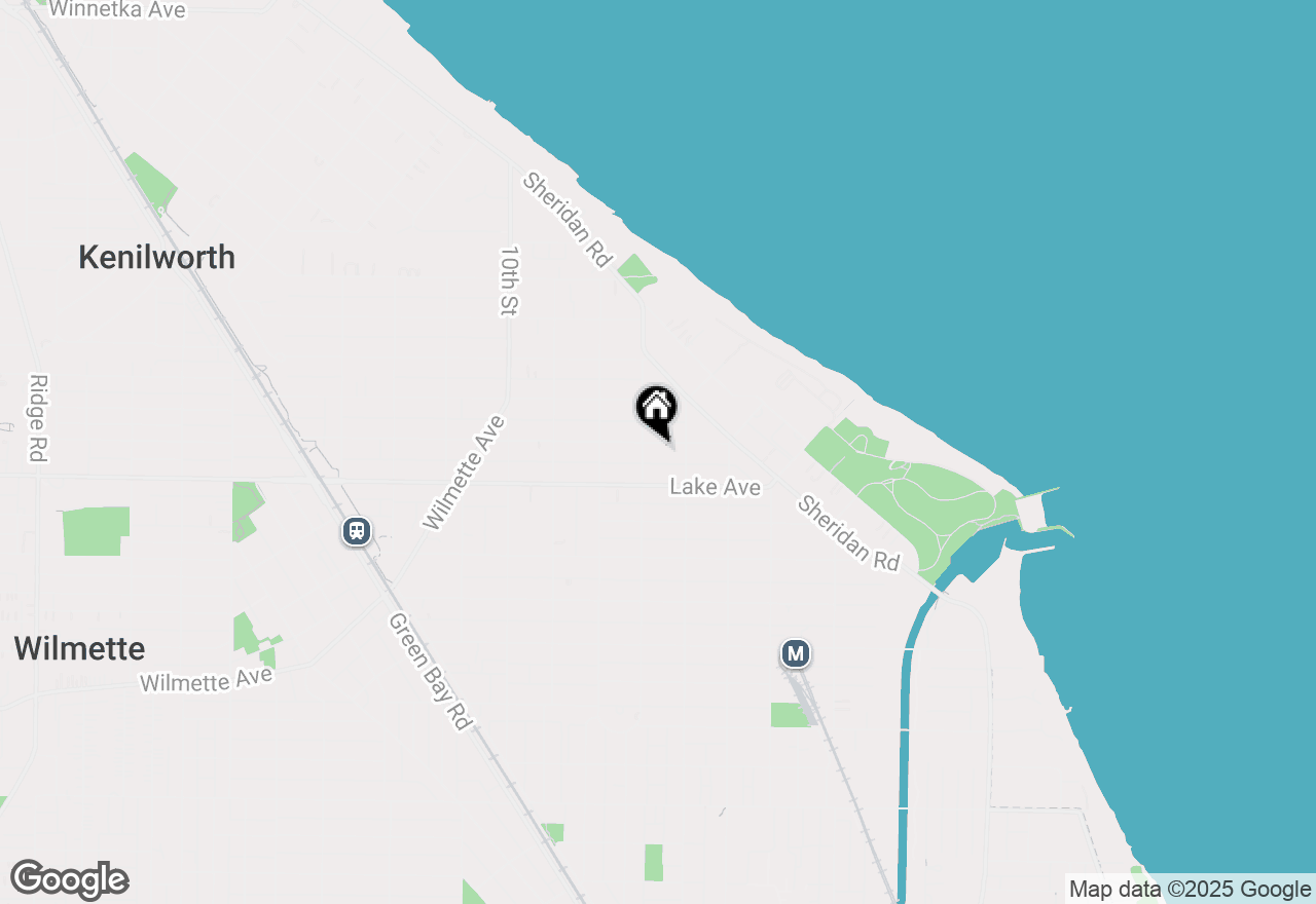 Map of 623 Forest Avenue, Wilmette, IL 60091
