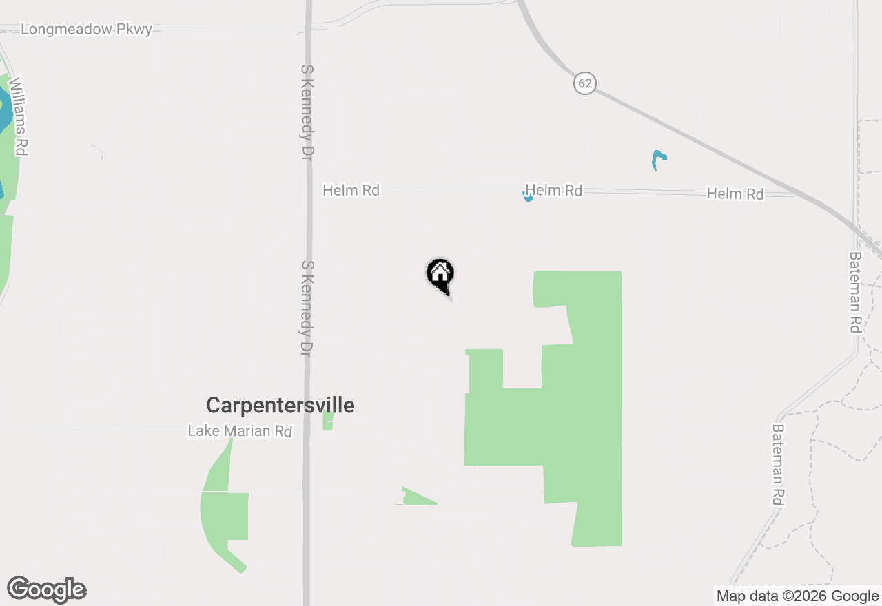 Map of 2134 Aberdeen Drive, Carpentersville, IL 60110