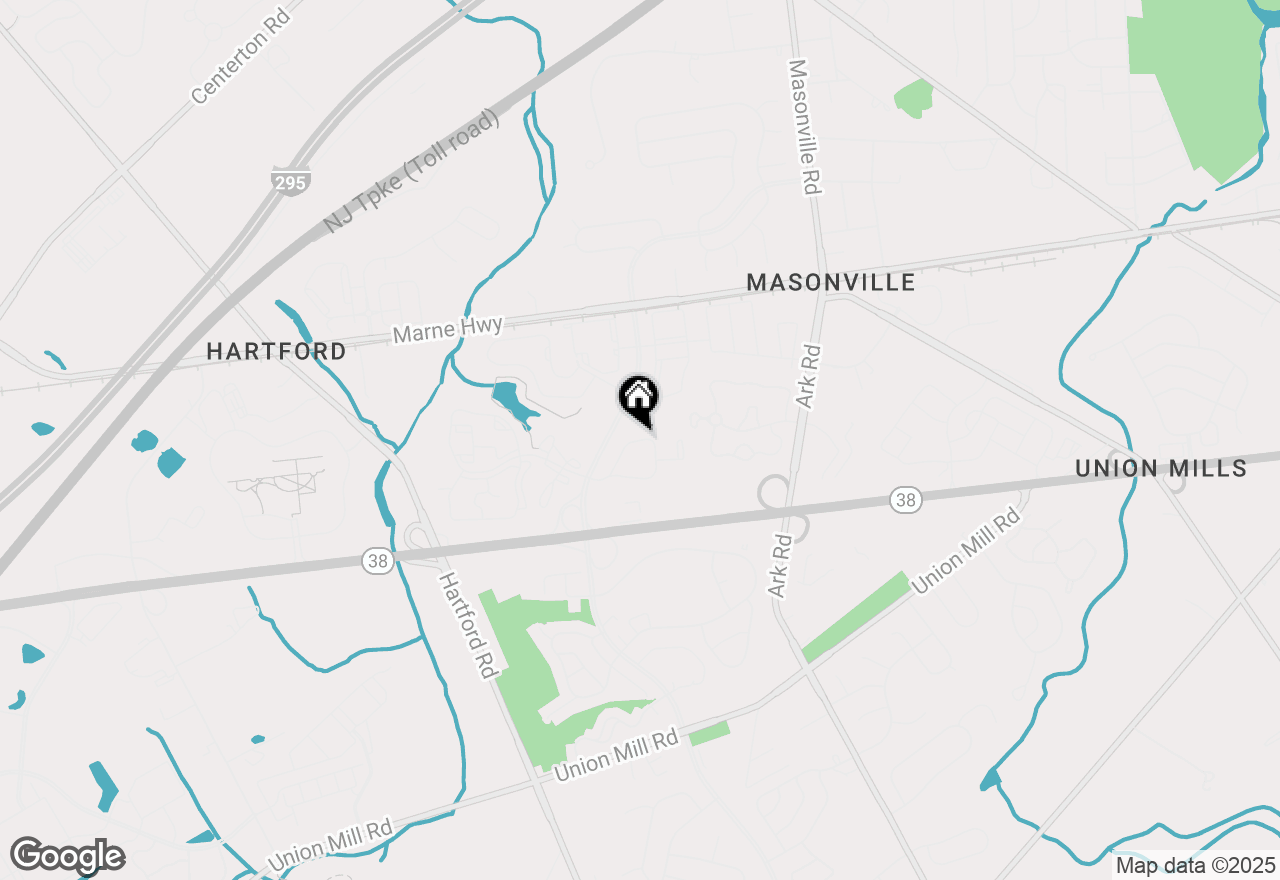 Map of 1001 Sedgefield Drive, Mount Laurel, NJ 08054