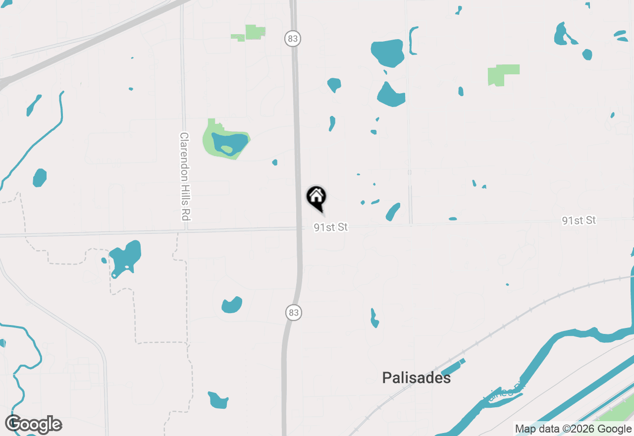 Map of 9059 Oneill Drive, Burr Ridge, IL 60527