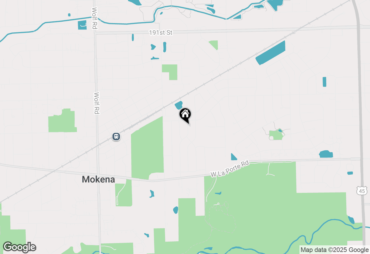 Map of 19640 Patricia Lane, Mokena, IL 60448