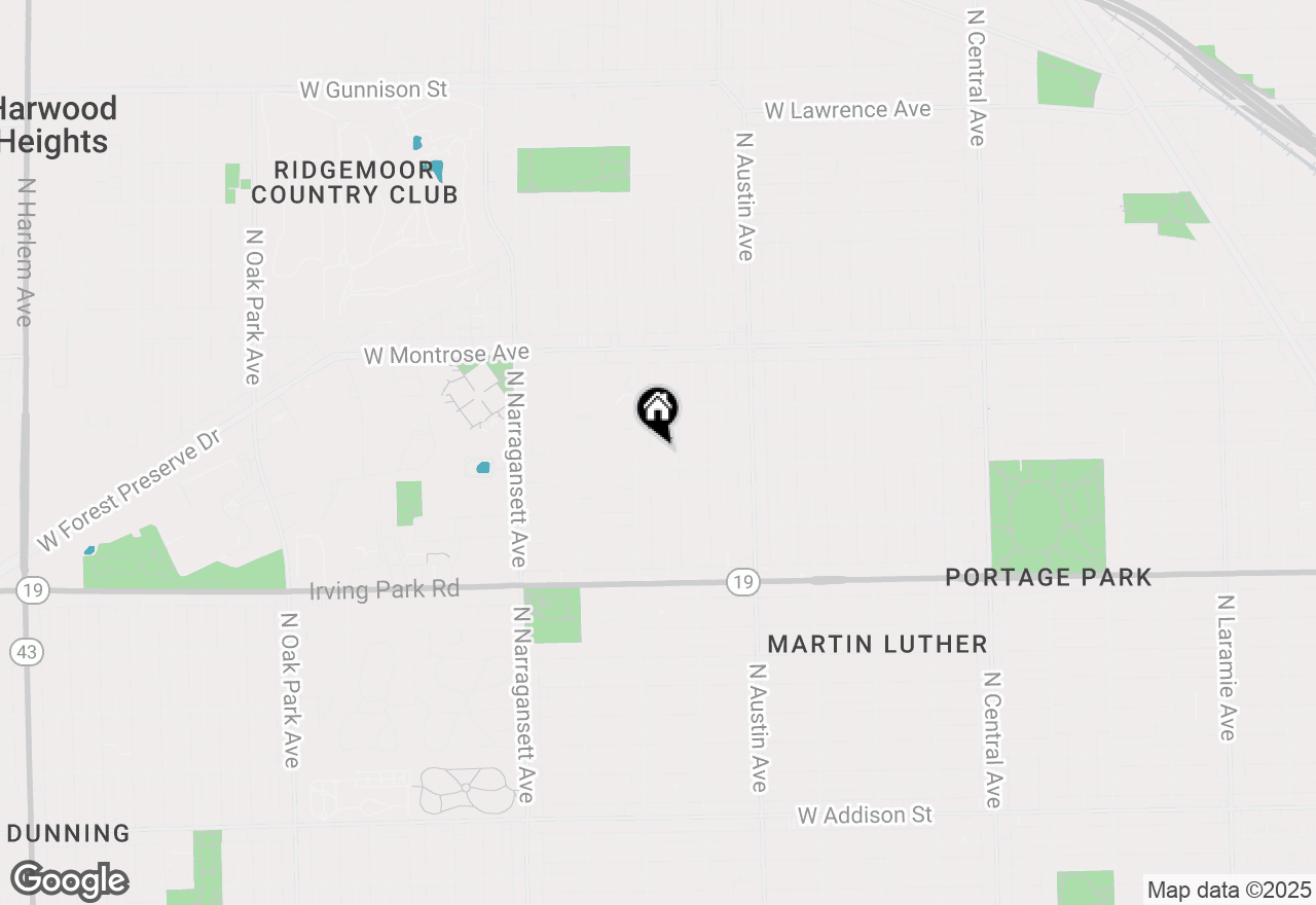 Map of 4210 N Moody Avenue, Chicago, IL 60634