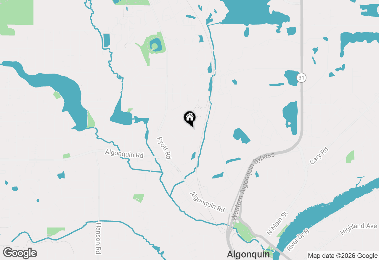 Map of 946 Cynthia Lane, Lake In The Hills, IL 60156