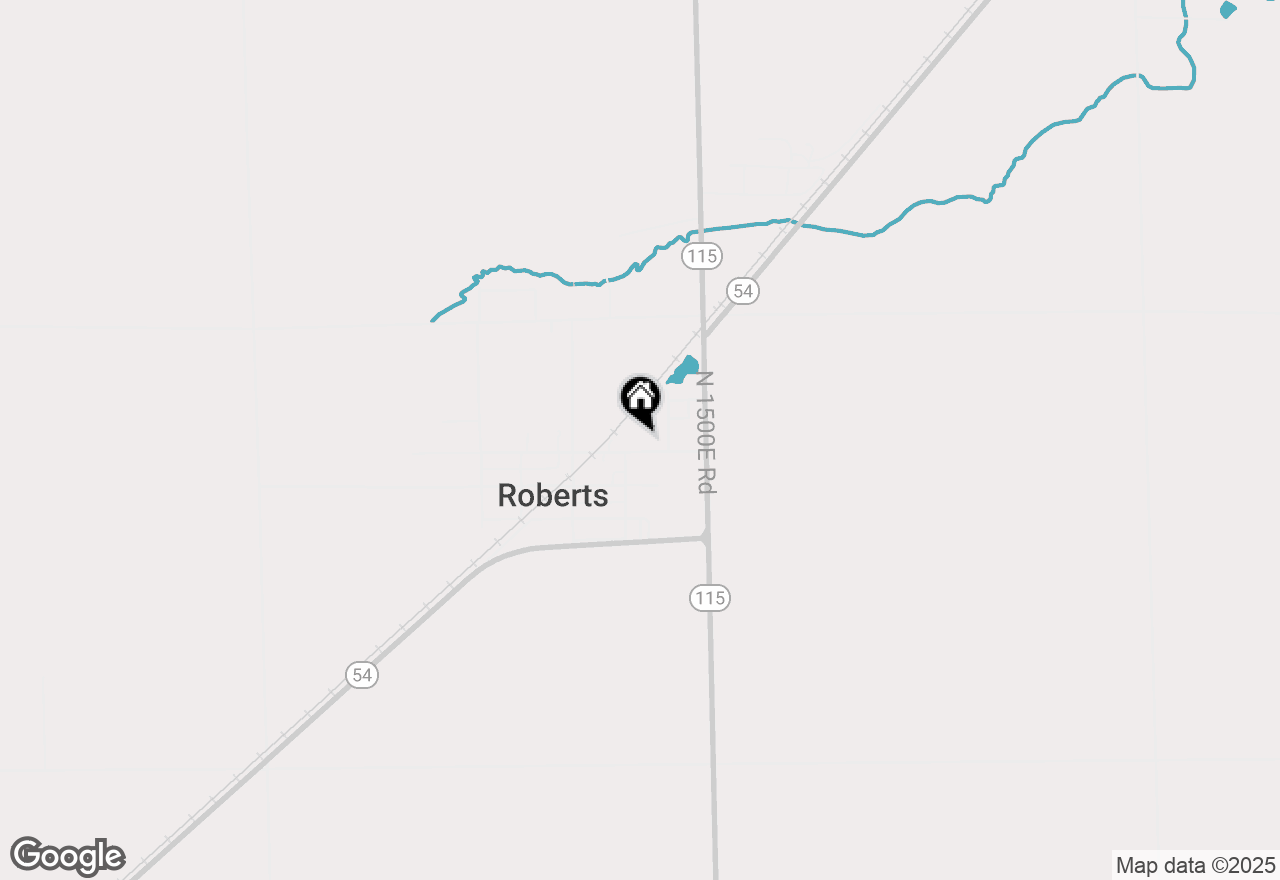 Map of 210 E Weldon Street, Roberts, IL 60962