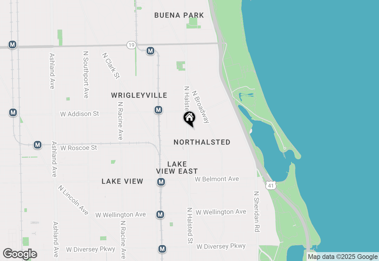 Map of 755 W Cornelia Avenue #204, Chicago, IL 60657