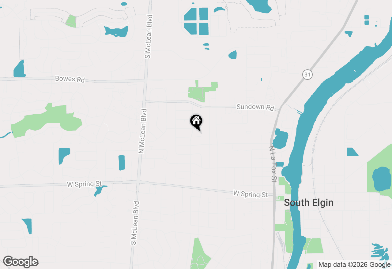 Map of 850 Gerald Avenue, South Elgin, IL 60177