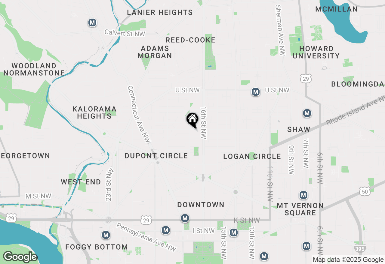 Map of 1638 R Street Nw #110 & 112 DBL OFFICE, Washington, DC 20009