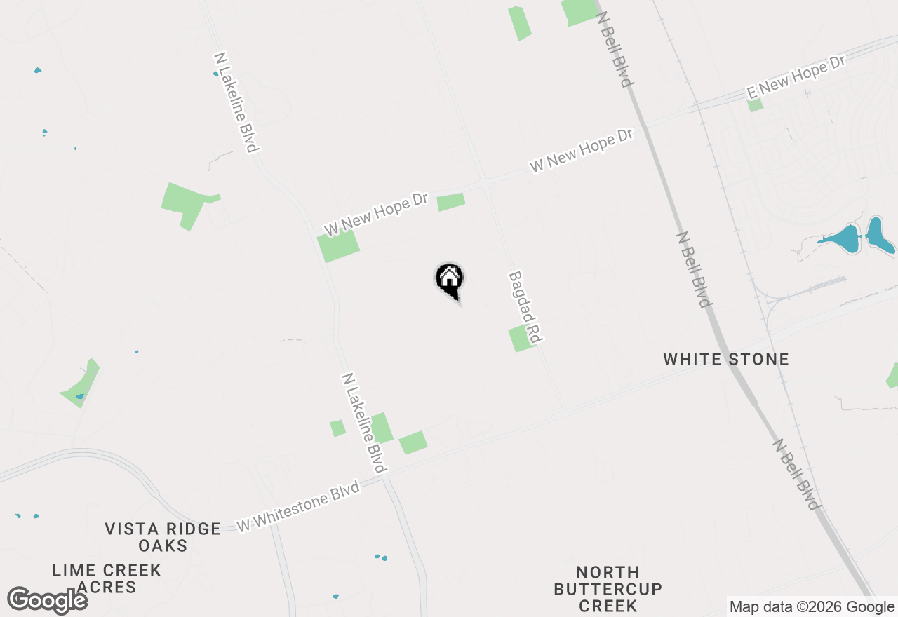 Map of 1503 Santana St, Cedar Park, TX 78613