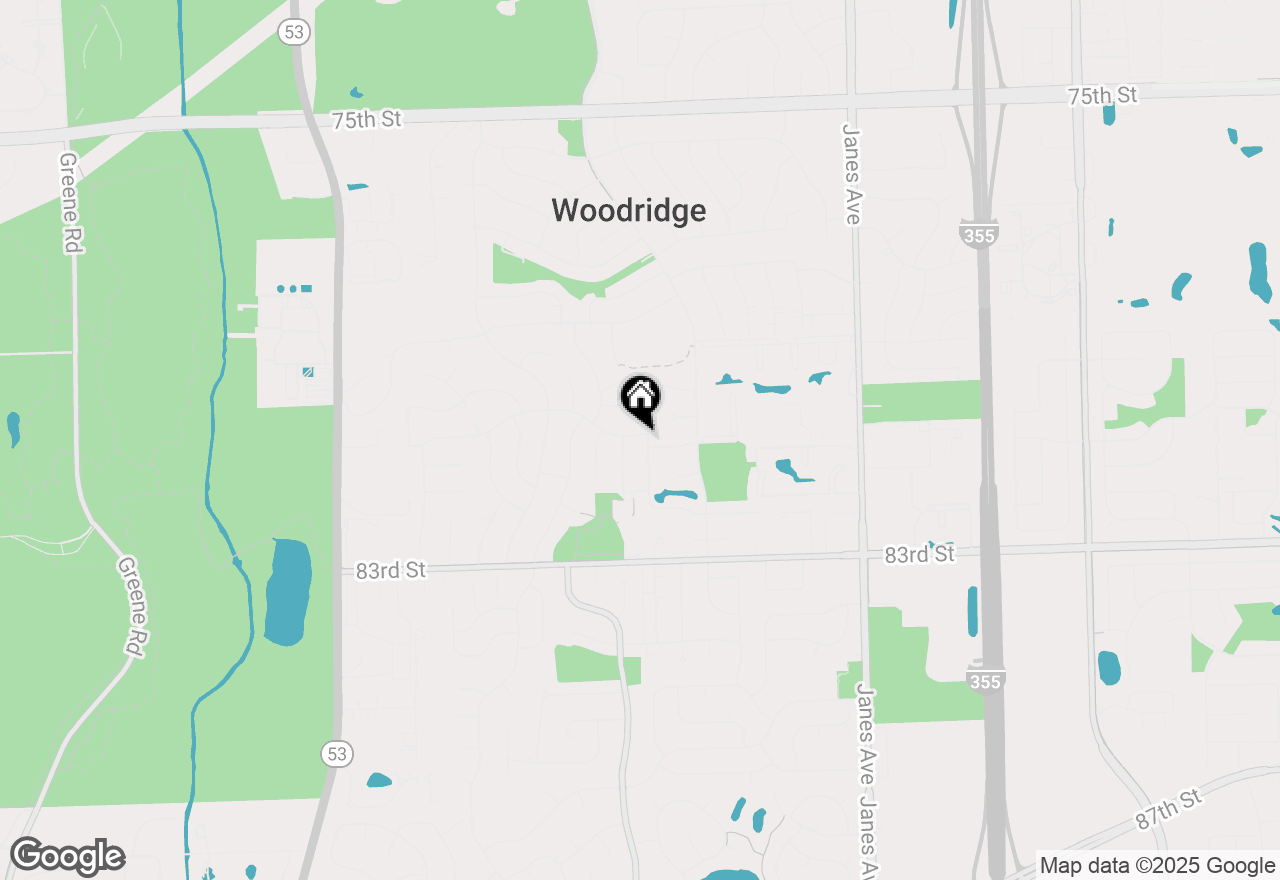 Map of 8040 Geneva Street, Woodridge, IL 60517