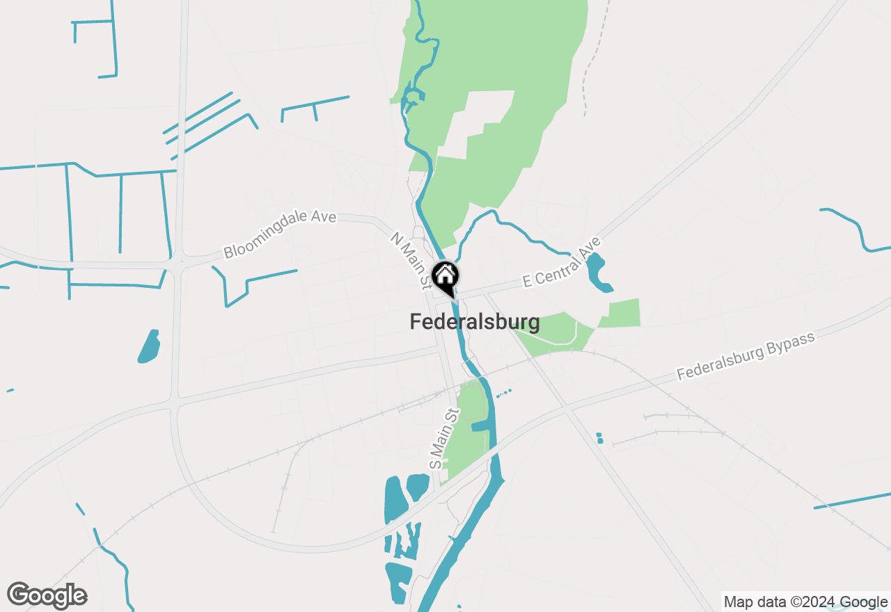 Map of 105 AND 107 W Central Avenue, Federalsburg, MD 21632