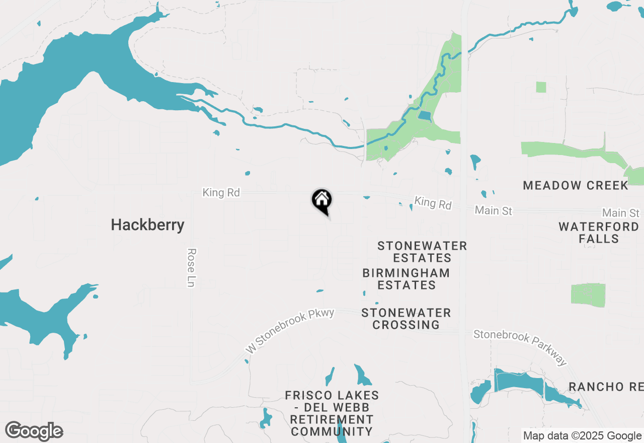 Map of 1319 Gramercy Drive, Frisco, TX 75036