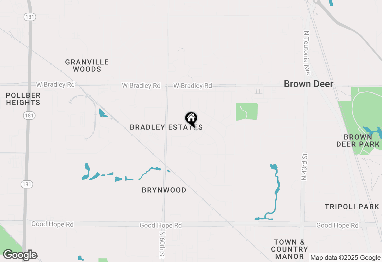 Map of 5616 W Fountain Ave, Milwaukee, WI 53223
