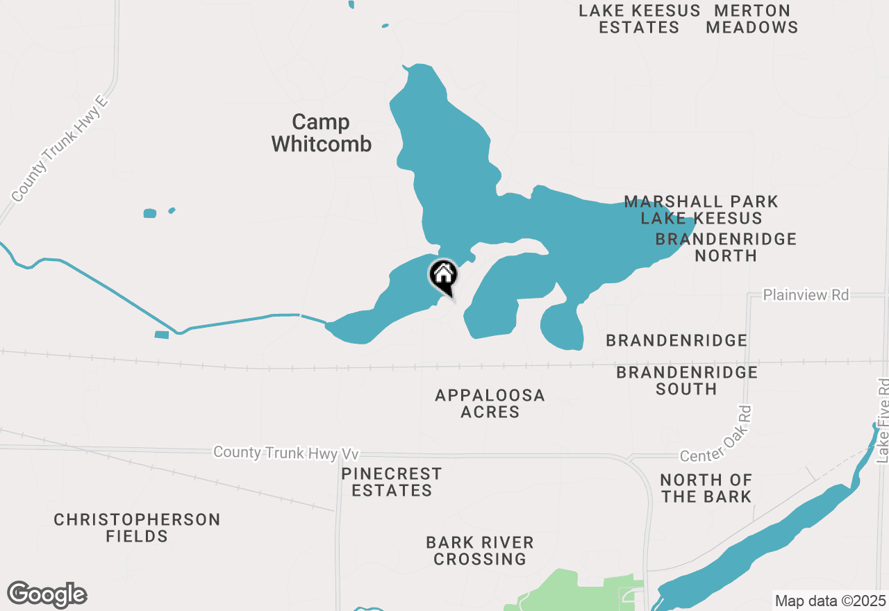 Map of W289N7951 Park Dr, Hartland, WI 53029
