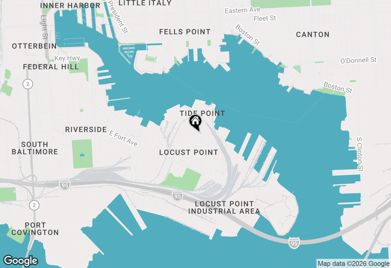 Map of 1216 Hull Street, Baltimore, MD 21230
