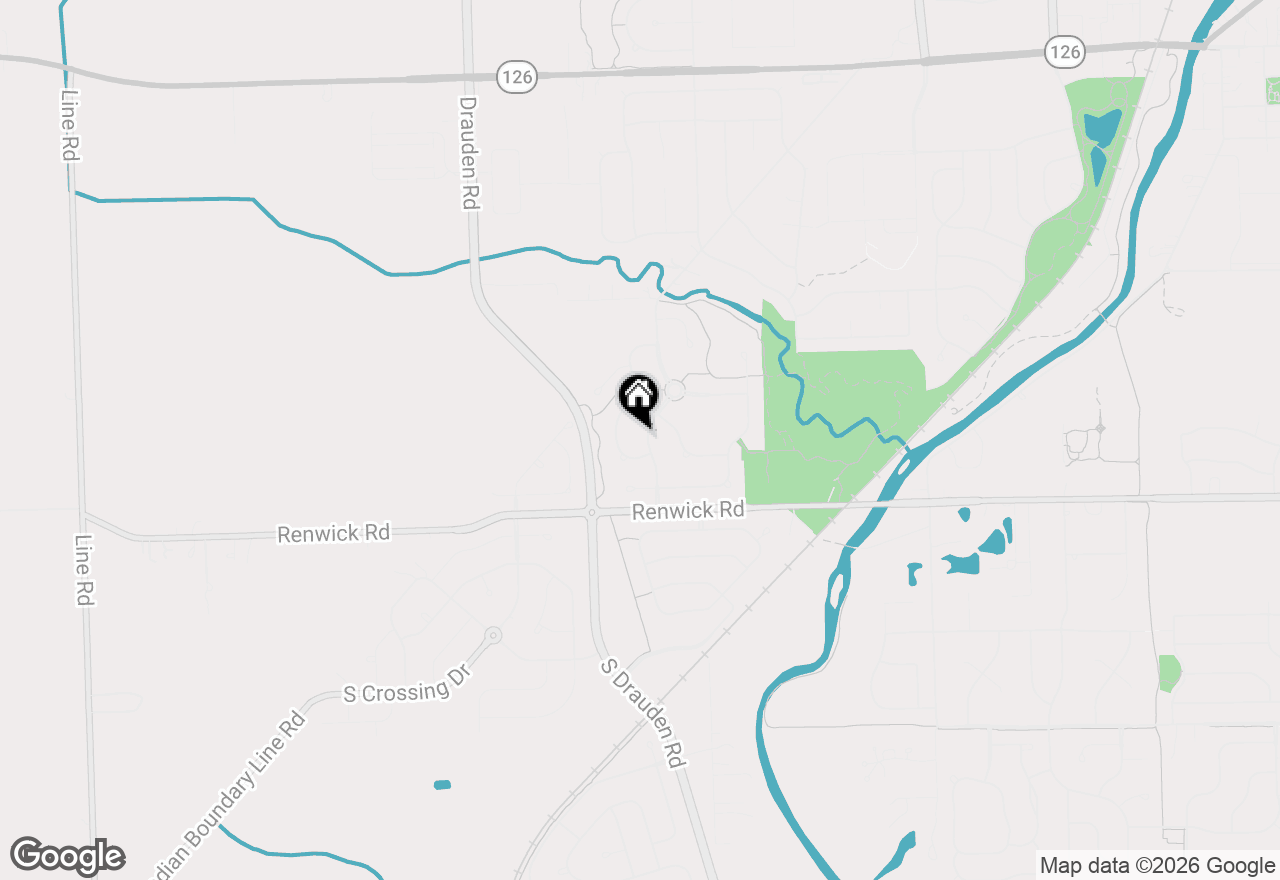 Map of 15738 Creekview Drive, Plainfield, IL 60544
