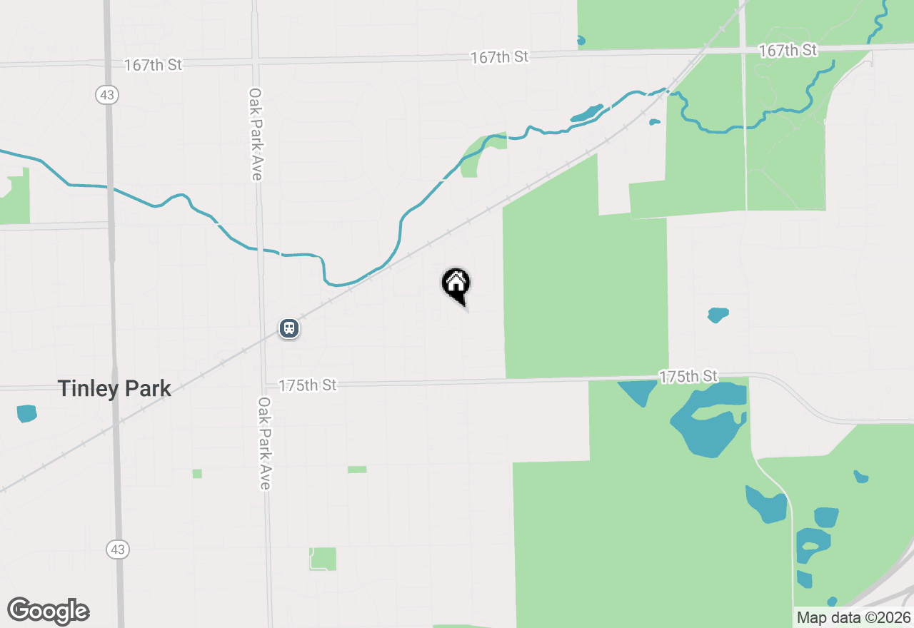 Map of 6353 Ulster Drive, Tinley Park, IL 60477