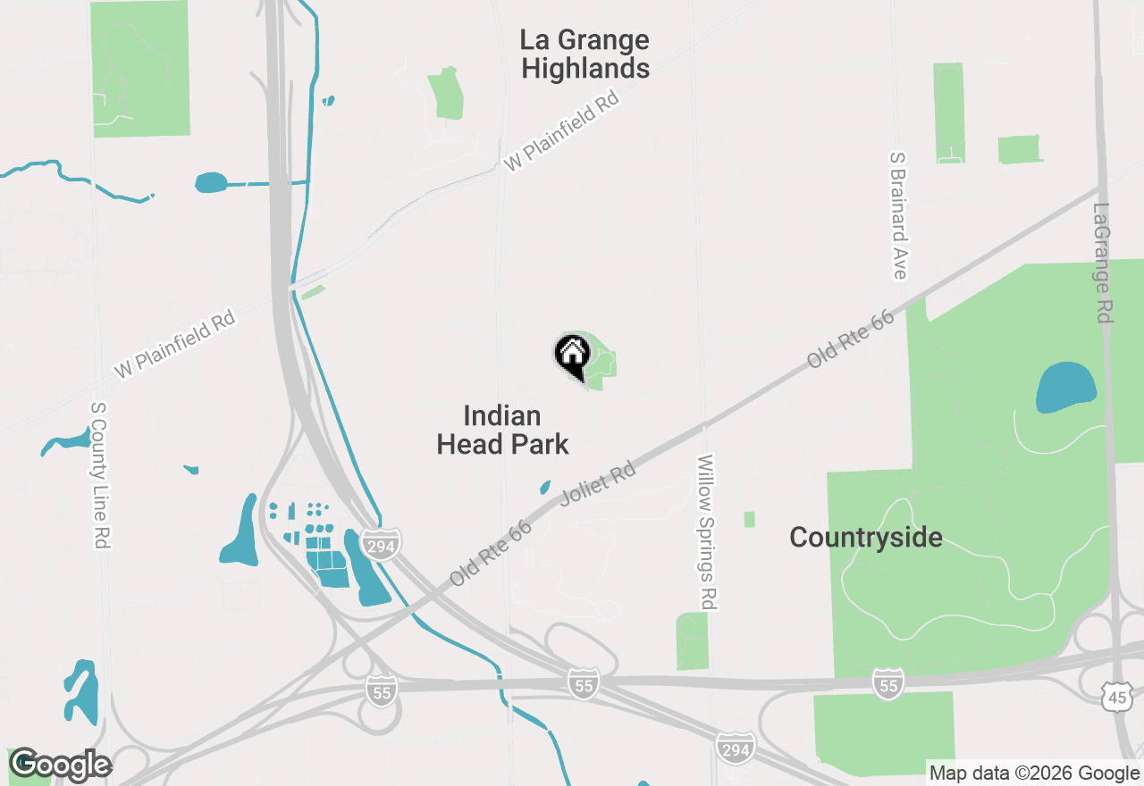 Map of 123 Acacia Circle #302, Indian Head Park, IL 60525