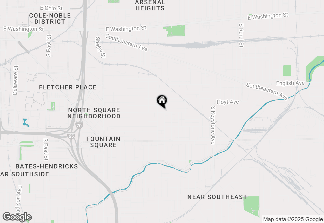 Map of 1728 Lexington Avenue, Indianapolis, IN 46203