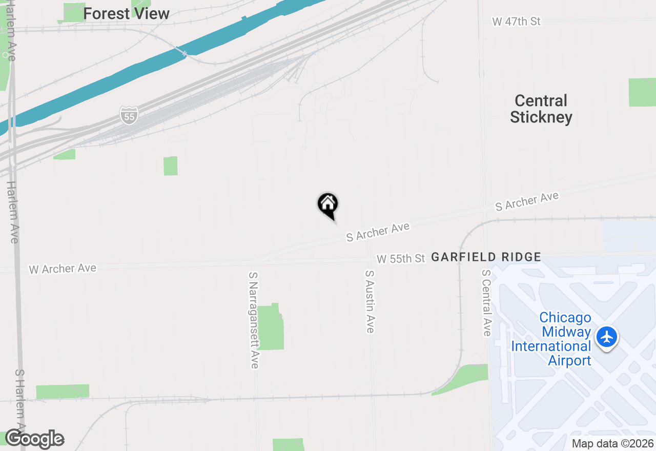 Map of 5353 S Moody Avenue, Chicago, IL 60638