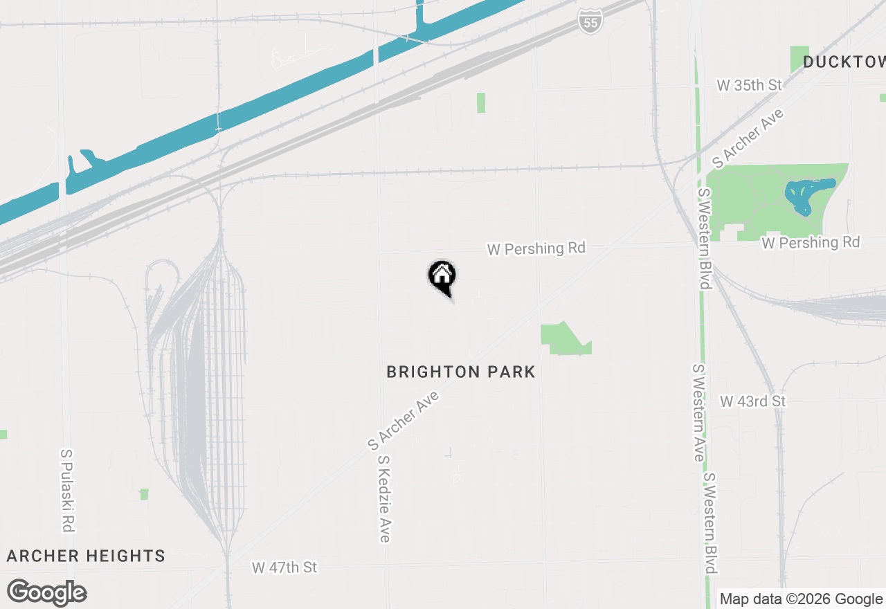 Map of 3024 W 40th Place, Chicago, IL 60632