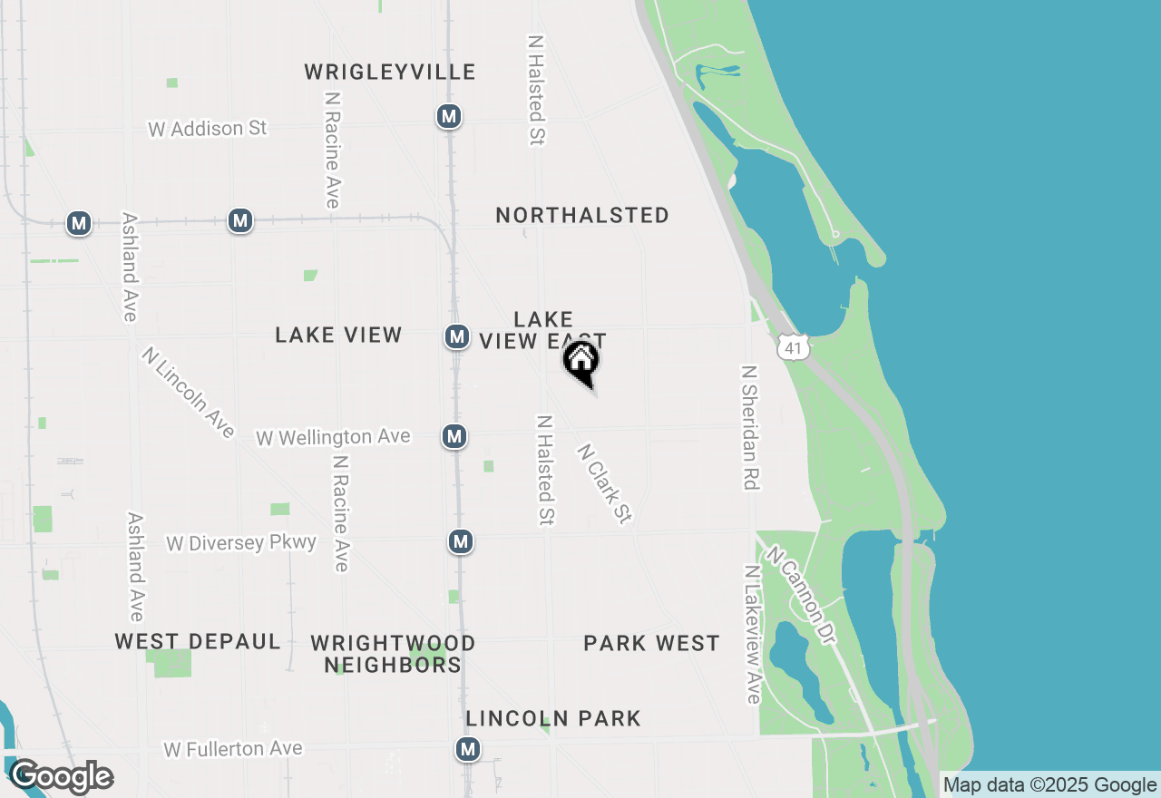 Map of 715 W Barry Avenue #7A, Chicago, IL 60657