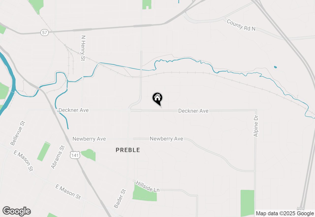 Map of 2313 Deckner Ave, Green Bay, WI 54302